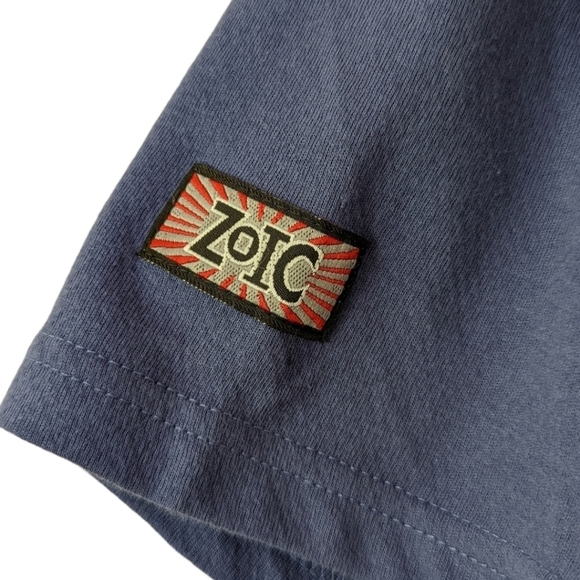 Zoic Men's Blue and Gray V-Neck Zip Front Bike Shirt Size L - Picture 9 of 9